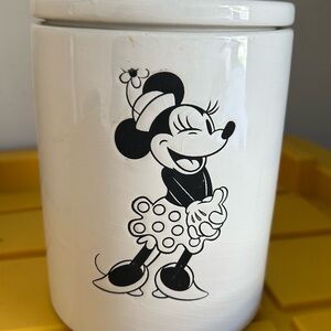 Disney White Ceramic Jar
